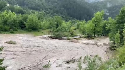 KASTAMONU - Şiddetli yağış etkili oluyor