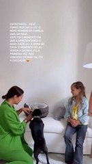 Sofia Ribeiro mostra o novo membro da família