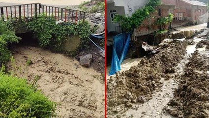 AFAD'ın uyarısı sonrası Bartın'da sel! Dereler taştı, vatandaşlara hoparlörden uyarı yapılıyor