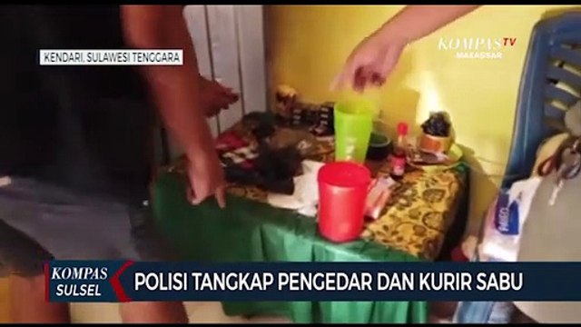 Tim Opsnal Reskrim Polrestabes Kendari Tangkap Pengedar Dan Kurir Sabu