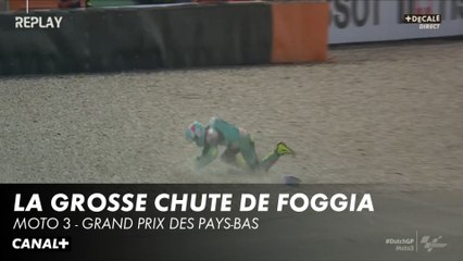 La grosse chute de Dennis Foggia - Grand Prix des Pays-Bas - Moto 3