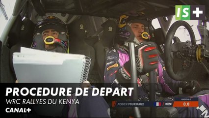 Procédure de départ avant la spéciale - WRC Rallyes du Kenya