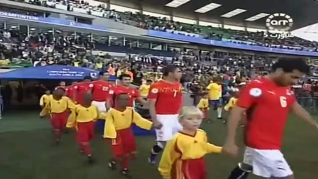 جنون عصام الشوالي_ البرازيل _ ومصر 4-3 كأس القارات 2009 مباراة مجنونة HD
