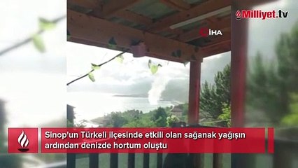 Türkeli'de hortum paniği