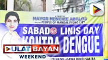 Clean-up drive kontra dengue, isinagawa sa ilang lungsod sa Metro Manila