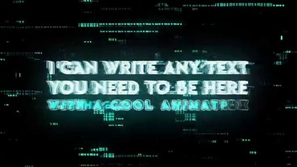 Kinetic Glitch  Typography Animation