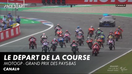 Le départ de la course - Grand Prix des Pays-Bas - MotoGP