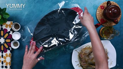 دجاج محمر في الفرن