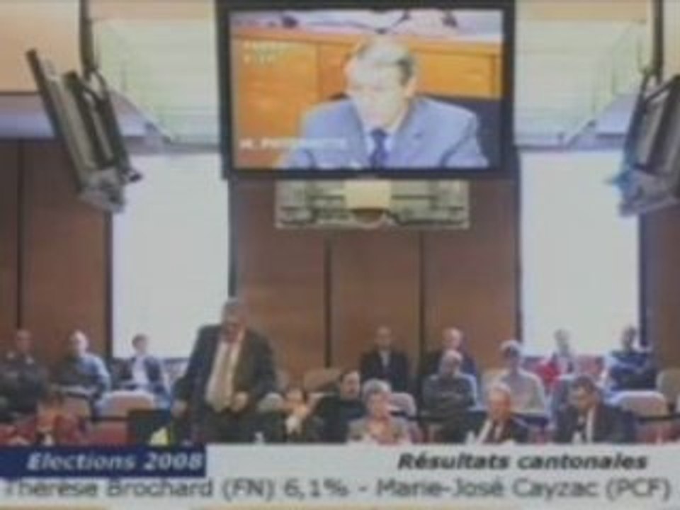 VOtv - Analyse 1er tour de Sannois - Municipales 2008