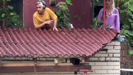 Sağanak yağış Zonguldak’ı felç etti