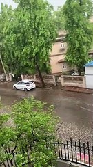 Скачать видео: Monsoon Rain : अहमदाबाद में जमकर बरसे मेघ