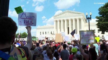 2e jour de protestation après l'annulation de l'arrêt sur l'avortement aux Etats-Unis