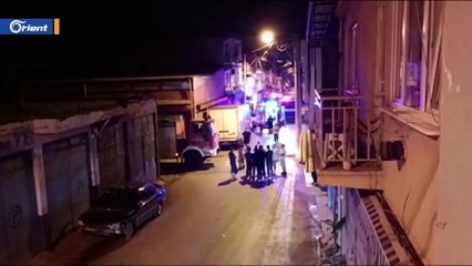 انقاذ عائلة سورية من حريق كبير ببورصة