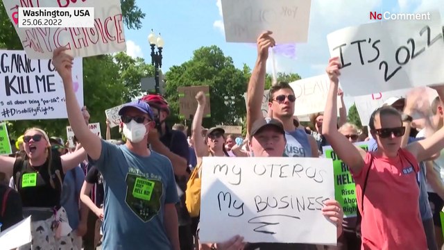 Abortion rights defenders gather outside US Supreme Court and in New York
