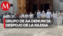 Desalojan a grupo AA de iglesia de CdMx