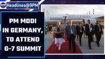 Prime Minister Modi arrives in Germany, gets warm welcome from Indian Diaspora | Oneindia News *News