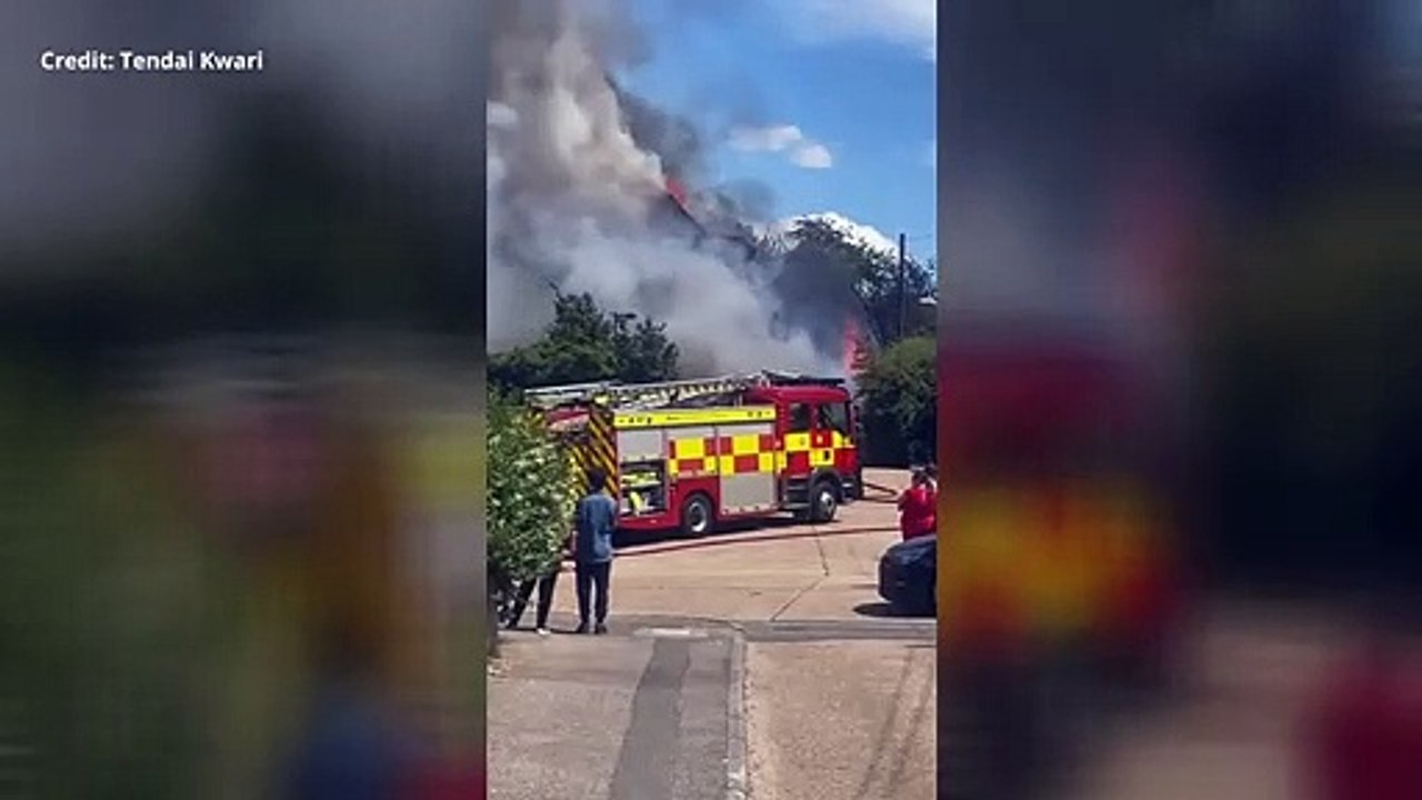 Fire in Jubilee Crescent, Gravesend