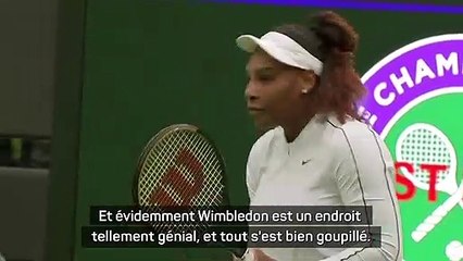 Wimbledon - Serena Williams : "Je n'ai pas pris ma retraite"