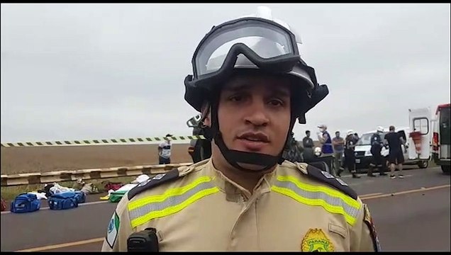 Grave acidente na BR-369 foi causado por carro que invadiu a pista contrária