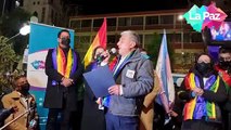 “Soy gay y qué”, con esas palabras el alcalde paceño brindó apoyo a la marcha de la Diversidad Sexual