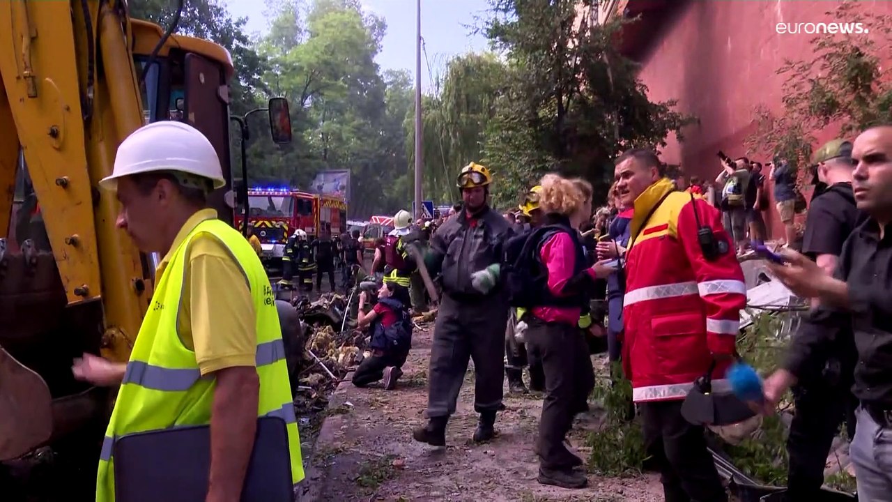 Krater im Kindergarten und viele Verletzte: Krieg ist zurück in Kiew