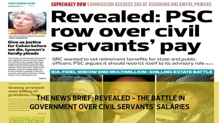 Download Video: The News Brief: Revealed - The battle in government over civil servants' salaries