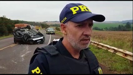 PRF fala sobre apontamentos iniciais de grave acidente na BR-369: foram duas colisões frontais