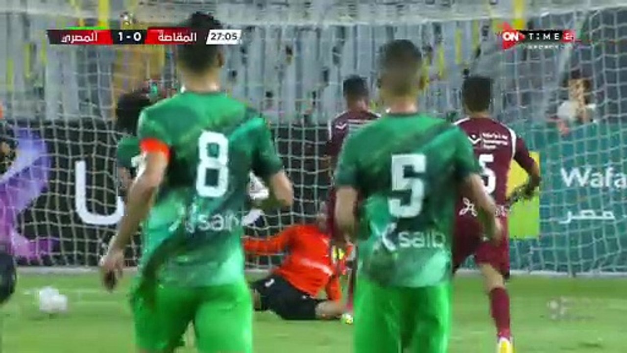 إلياس الجلاصى يضيف الهدف الثانى للمصرى