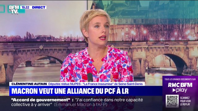 Clémentine Autain: Emmanuel Macron essaie de créer une césure au sein de la Nupes