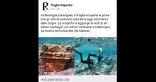 Archeologia subacquea, in Puglia scoperte le prove che gli antichi vivevano sulla terra oggi sommersa dalle acque. La scoperta si aggiunge ai resti di un antico naufragio con anfore millenarie nordafricane. La ricerca dell'Università del Salento: