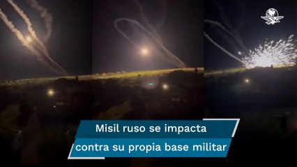 Misil ruso gira 180 grados, regresa e impacta su propia base