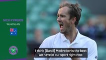 Wimbledon 'weird' without Medvedev - Kyrgios