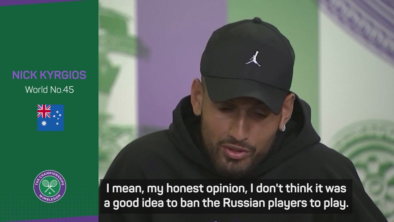 Wimbledon 'weird' without Medvedev - Kyrgios