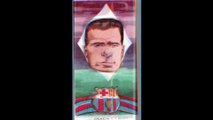 STICKERS RUIZ ROMERO SPANISH CHAMPIONSHIP 1958 (BARCELONA FOOTBALL TEAM)
