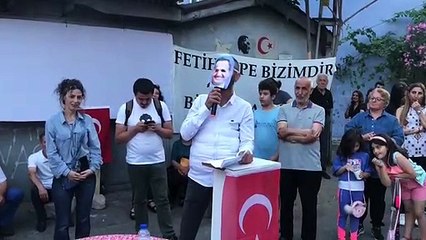 AKP’li Başkan Fetihtepe’ye gelmeyince kürsüye ‘Maskeli Yıldız’ çıktı