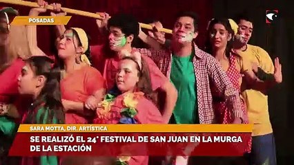 Se realizó el 24° Festival de San Juan en la Murga de la Estación