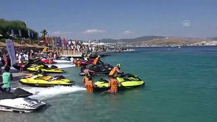 Türkiye Su Kayağı, Wakeboard Su Jeti ve Flyboard Şampiyonası Bodrum'da yapıldı