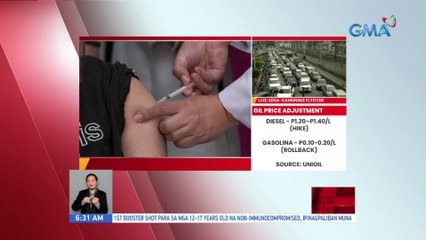 1st booster shot para sa mga 12-17 years old na non-immunocompromised, ipinagpalibam muna | UB