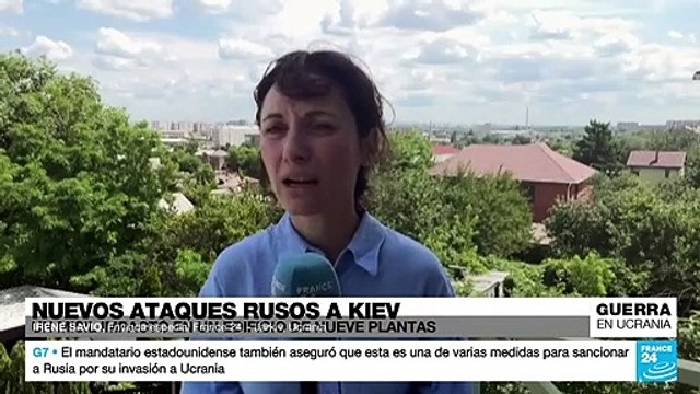 Las enviadas especiales de France 24 a Ucrania con el reporte de los nuevos ataques en Kiev