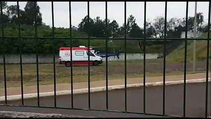 Vítima de grave acidente na rodovia entre Toledo e Assis é trazida de helicóptero a Cascavel