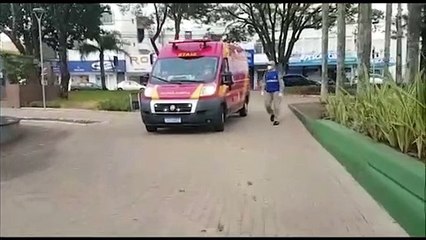 Homem sofre lesão física e é socorrido pelo Siate no Centro