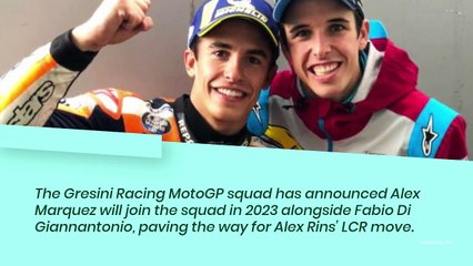 Gresini announces Alex Marquez's signing for MotoGP 2023