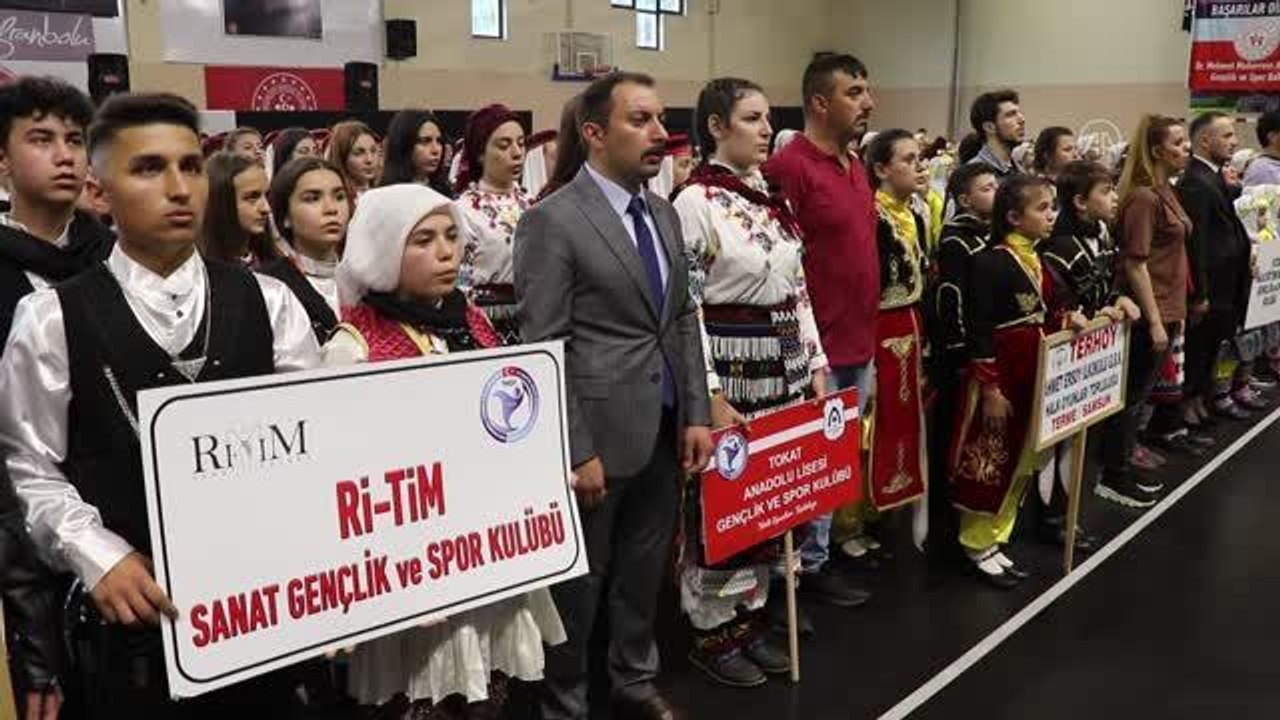 Türkiye Halk Oyunları Federasyonu Bölge Yarışması yapıldı