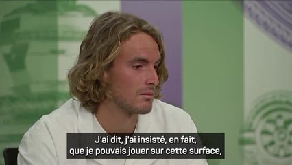 Wimbledon - Tsitsipás : “J'aime jouer sur le gazon”