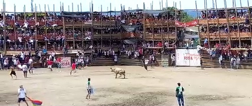 انهيار مدرج في ملعب مصارعة الثيران