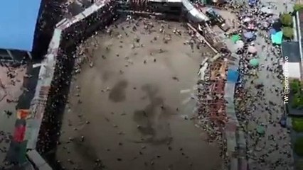Tragedia en el Colombia: una tribuna se desplomó durante una corraleja en el Espinal