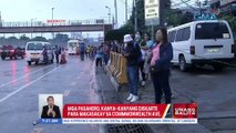 Mga pasahero, kanya-kanyang diskarte para makasakay sa Commonwealth Ave. | UB