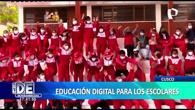 Cusco: 35 mil escolares y profesores se beneficiarán con programa de educación digital