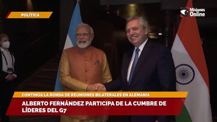 Alberto Fernández participa de la Cumbre de Líderes del G7