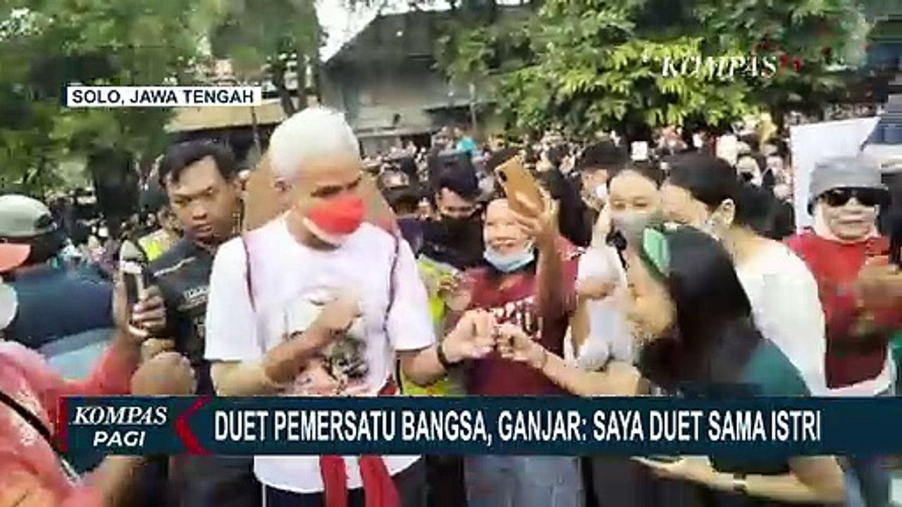 Soal Duet Pemersatu Bangsa dengan Anies, Ganjar: Saya Duet Sama Istri